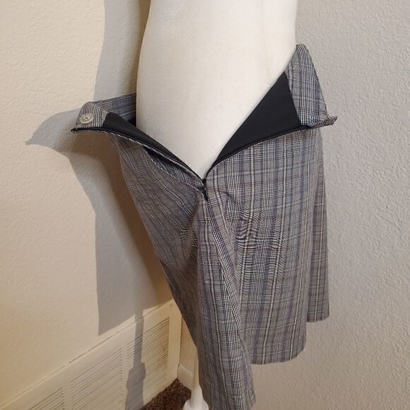 Cutter& Buck gray plaid skort 6 - Picture 5 of 10